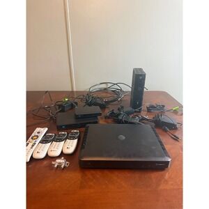 DIRECTV Genie HD DVR Receiver HR54-700 H25-100 C41-100 Lot Remotes Power Supply